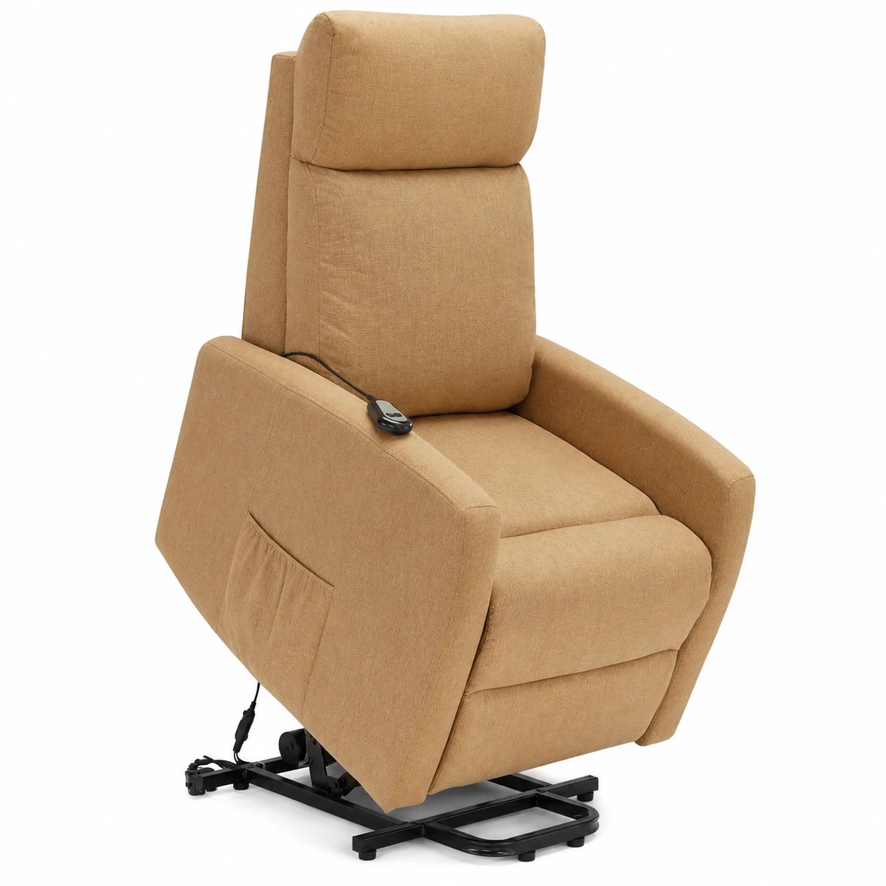 Poltrona Relax Elettrica Seattle Plus per Anziani con Motore Singolo in Tessuto Impermeabile