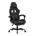Poltrona Gaming Ergonomica in Ecopelle con Poggiapiedi, Altezza Regolabile, Braccioli e Ruote, per Ufficio e Casa