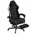 Sedia Gaming Ergonomica Huracan con Massaggio, Poggiatesta e Poggiapiedi